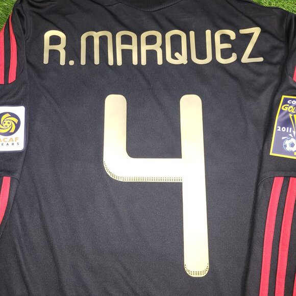 Marquez Mexico 2011 GOLD CUP FINAL Soccer Away Jersey Shirt M SKU# V13582 - Picture 3 of 9